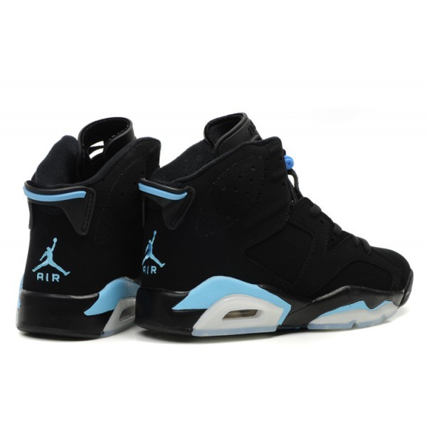 chaussures air jordan noir, Chaussures air jordan 6 noir bleu